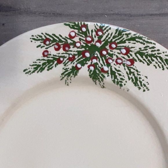 Furio Christmas Pine plates - Picture 2 of 4